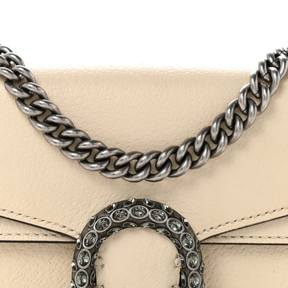 Gucci Textured Calfskin Crystal Mini Dionysus Shoulder Bag Mystic White 8 of 14