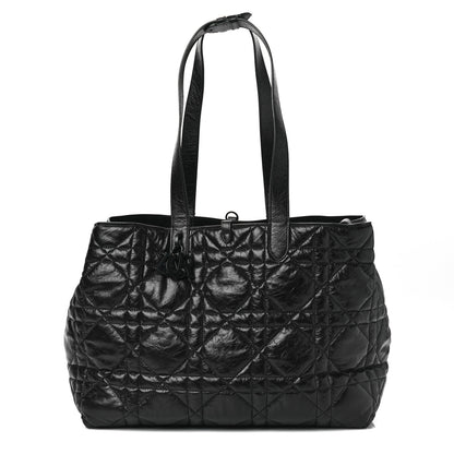 Christian Dior Crinkled Calfskin Macrocannage Large Toujours Black 1 of 11