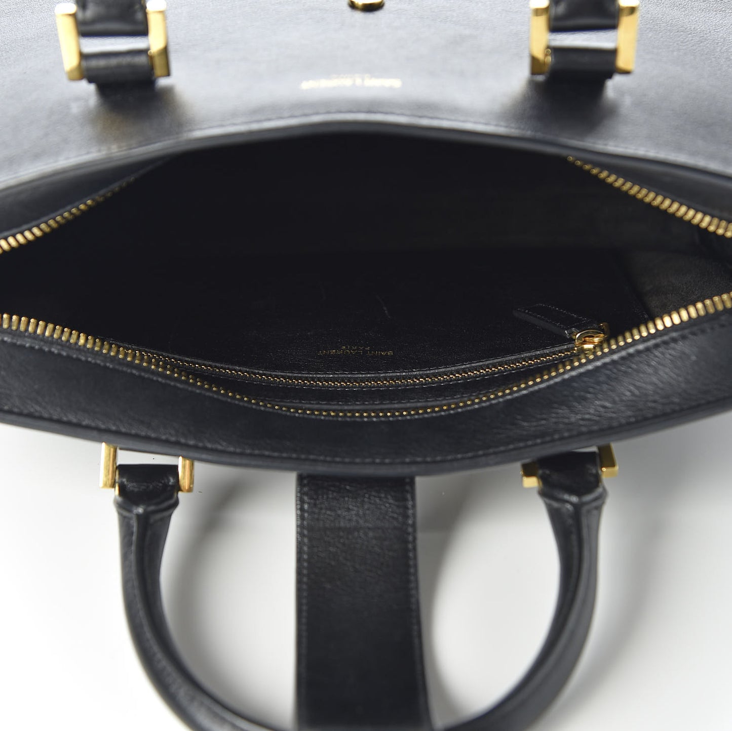 Smooth Calfskin Small Monogram Cabas Black