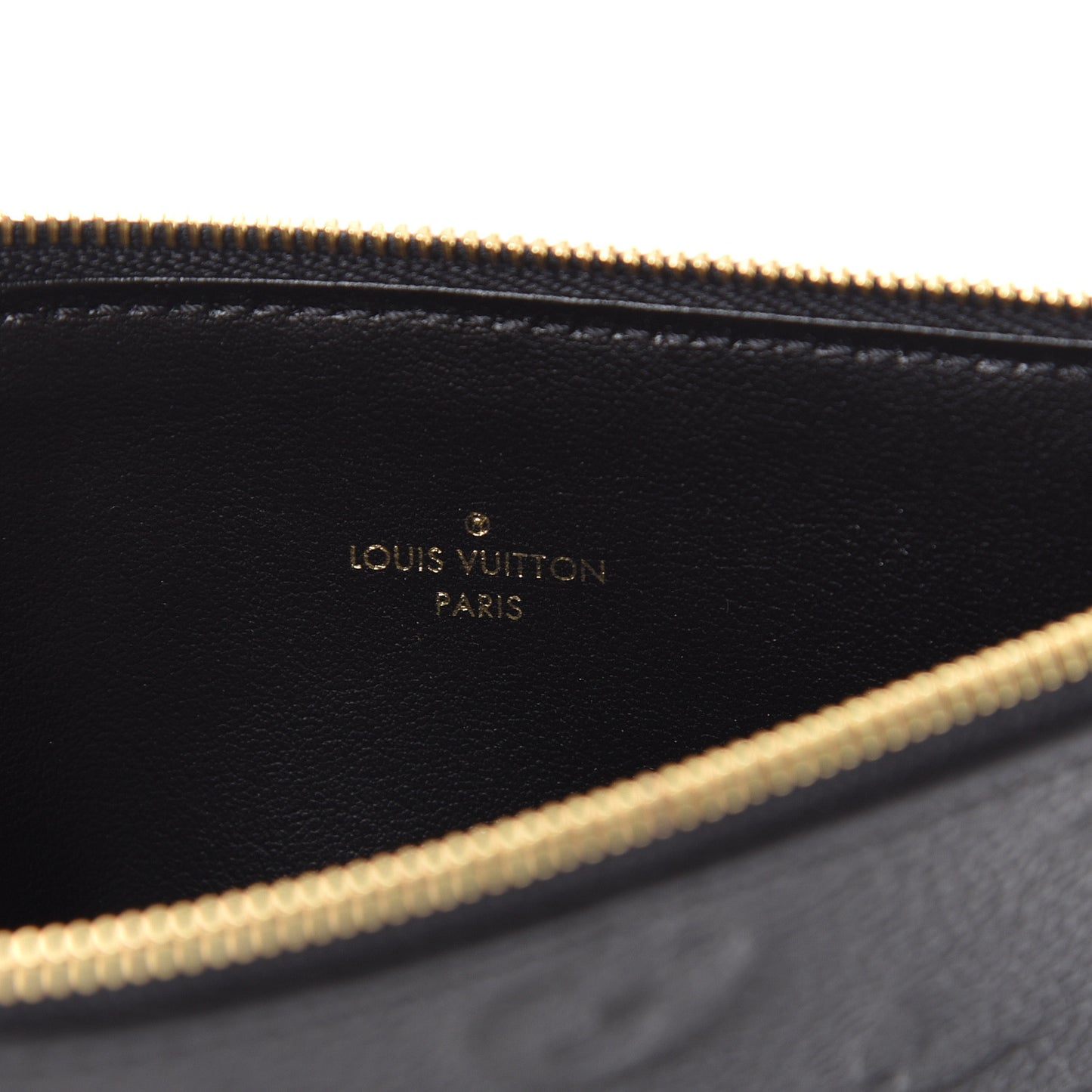 Empreinte Felicie Chain Wallet Zippered Insert Black