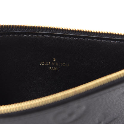 Louis Vuitton Empreinte Felicie Chain Wallet Zippered Insert Black 5 of 5