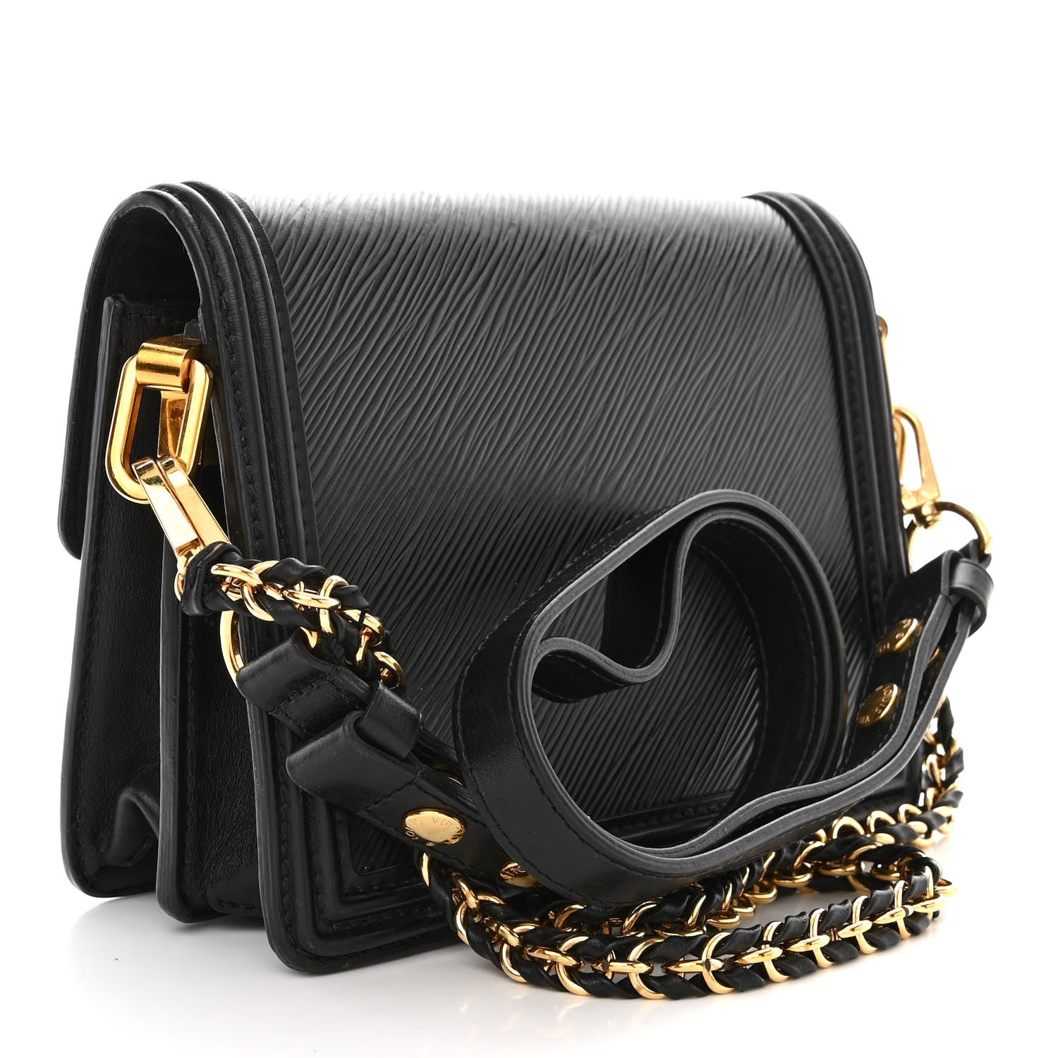 Louis Vuitton Epi Mini Dauphine Black 3 of 11