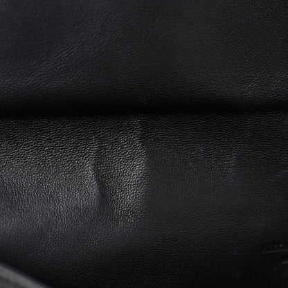 Alexander McQueen Calfskin Grommet Skull Envelope Clutch Black 10 of 16