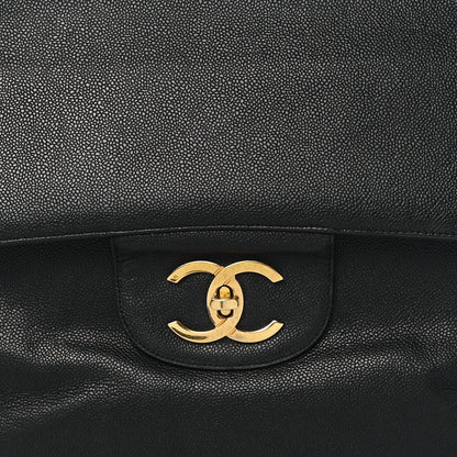 Chanel Caviar Flap XL Shoulder Bag Black 8 of 13