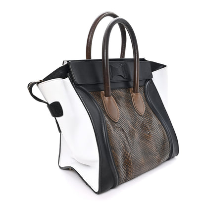 Celine Python Calfskin Mini Luggage Multicolor 3 of 12