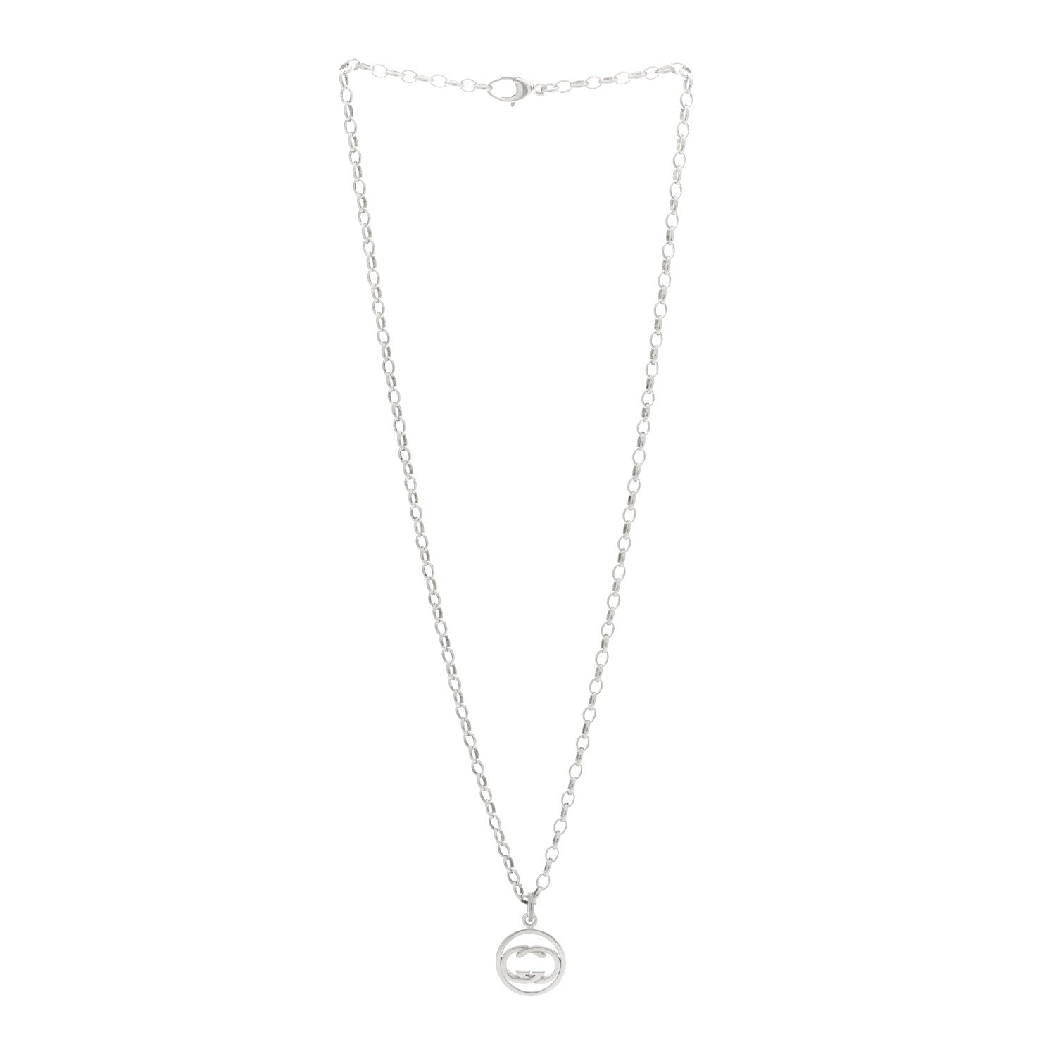 Gucci Sterling Silver Britt Necklace 3 of 6