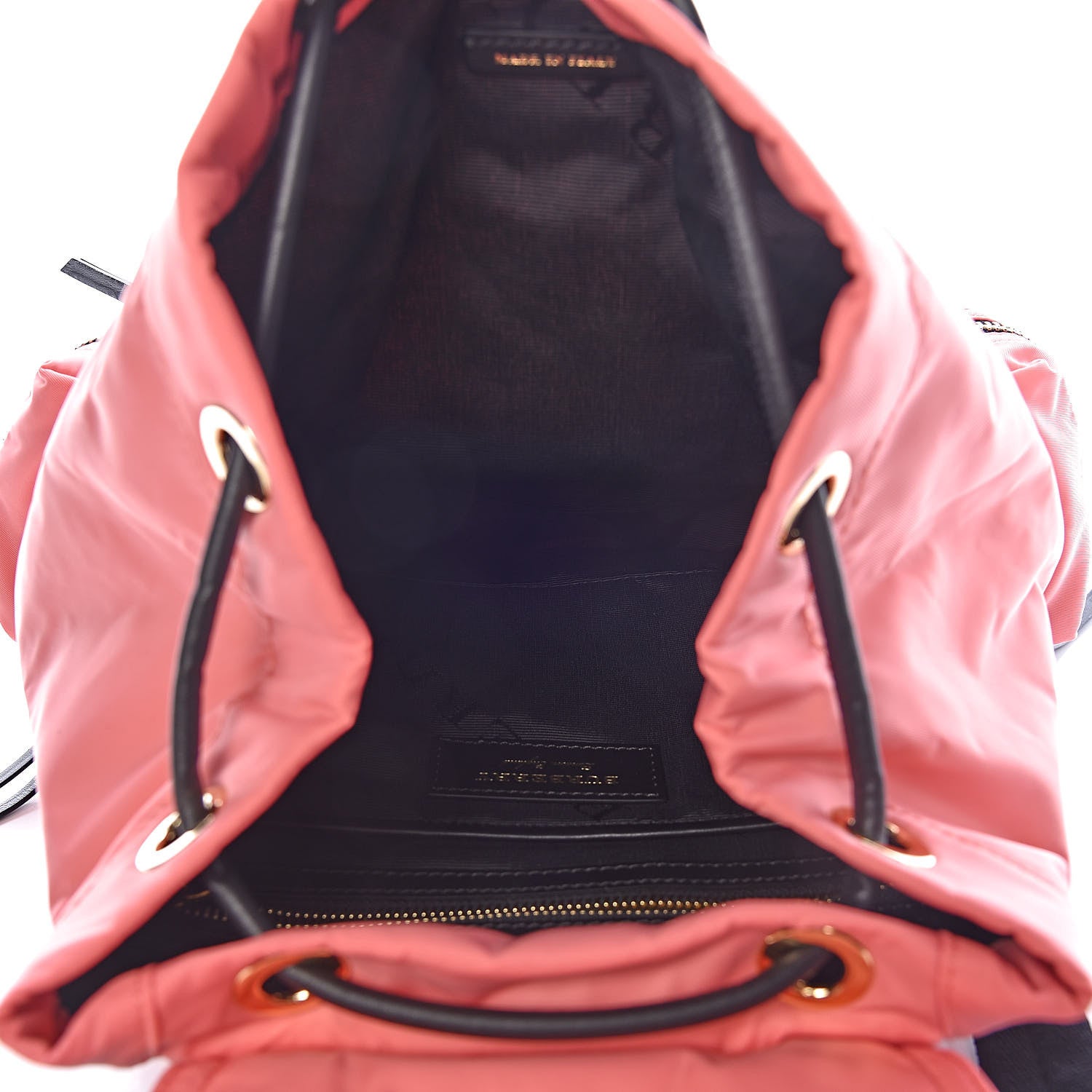 Burberry Nylon Medium Rucksack Backpack Bright Coral Pink 7 of 12