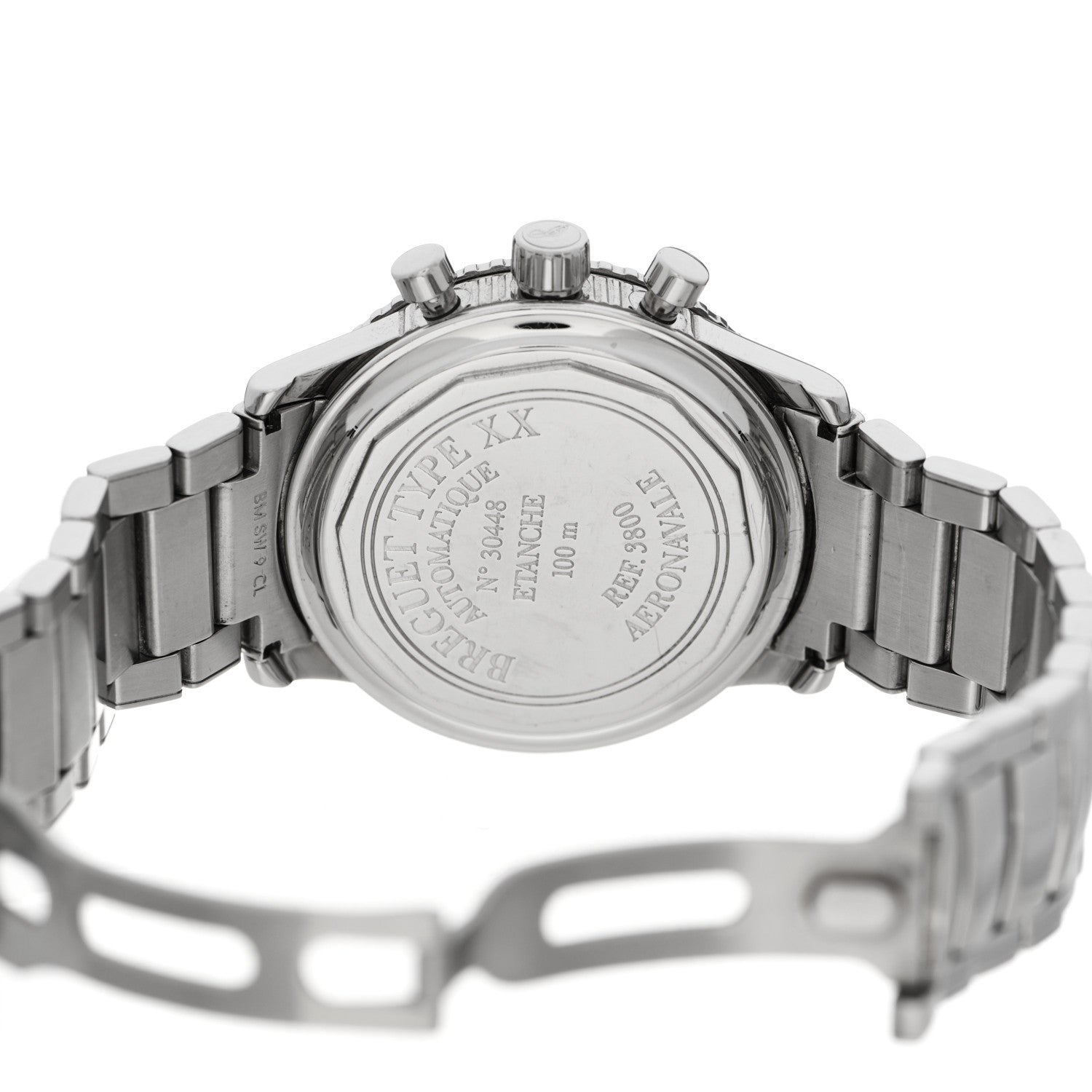 Breguet Stainless Steel 39mm Type XX Aeronavale Chronograph Automatic Watch Black 3800 4 of 5
