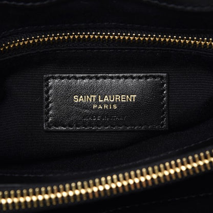 Saint Laurent Calfskin Y Quilted Monogram Medium Loulou Chain Satchel Black 8 of 8