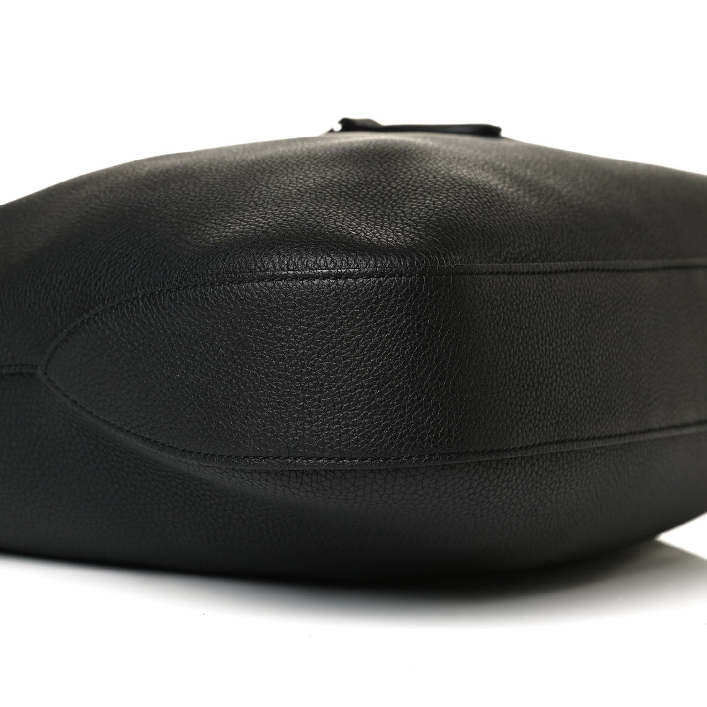Soft Grained Calfskin Large Jackie Hobo Black