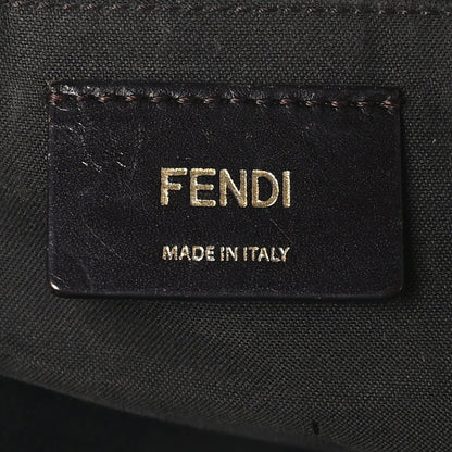 Fendi Pequin Spalmati Vitello Flamingo Hobo Bag Tobacco 6 of 9