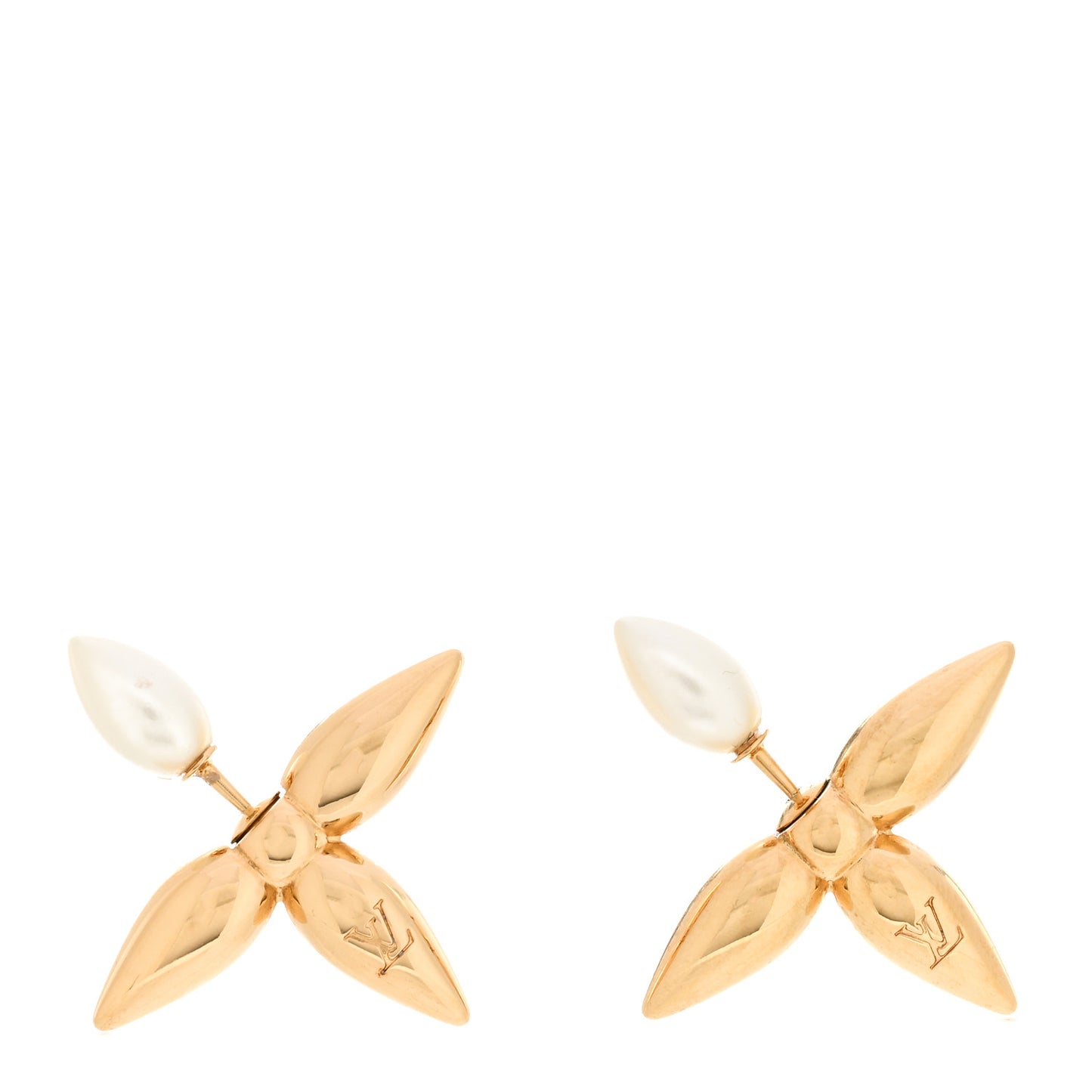 Pearl Louisette By Night Earrings Gold