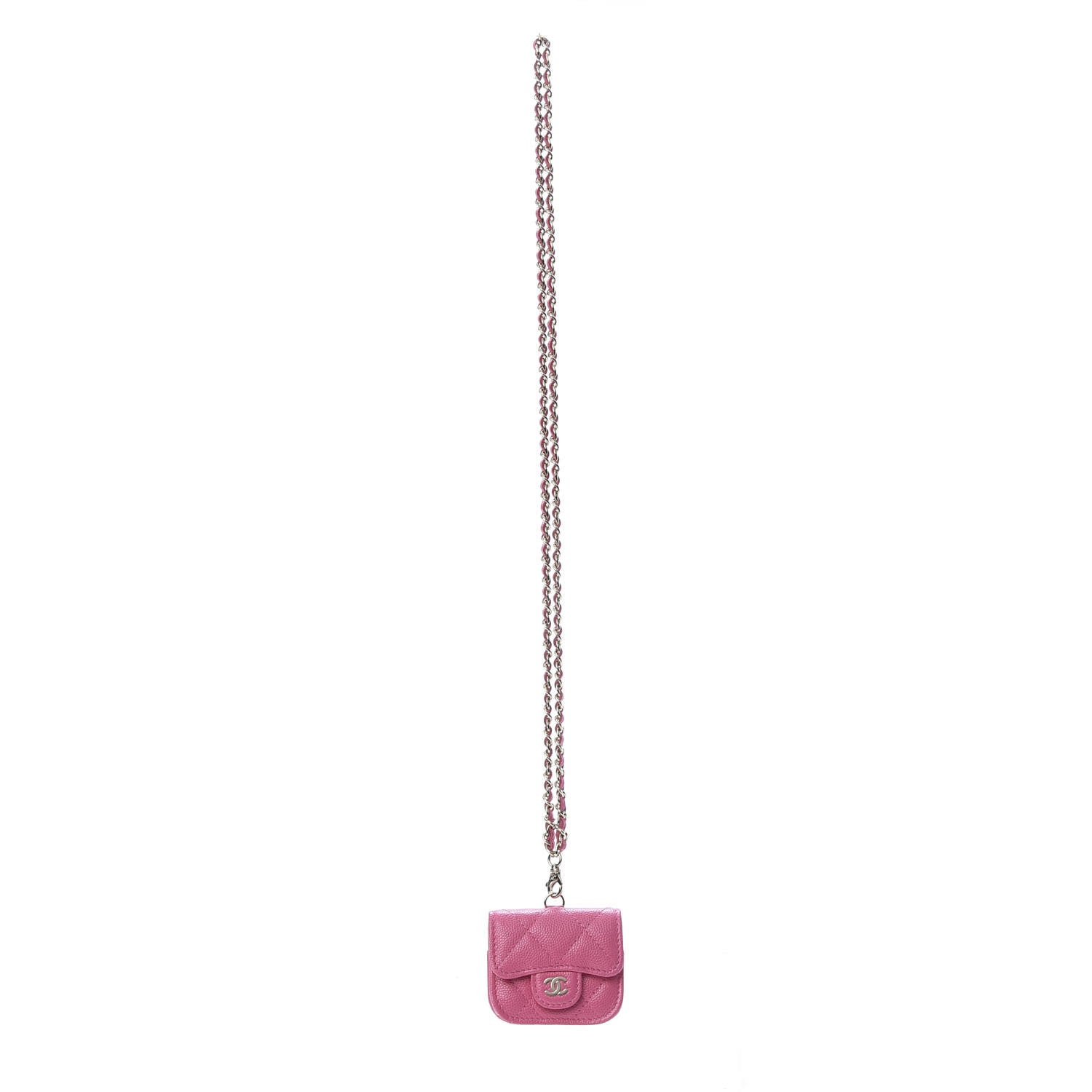 Chanel Caviar Quilted Airpods Pro Case Pink 1 of 7