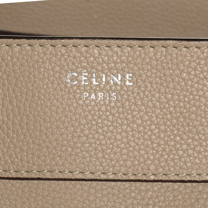 Celine Drummed Calfskin Mini Luggage Dune 9 of 9