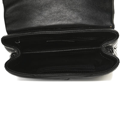 Saint Laurent Calfskin Y Quilted Monogram Toy Loulou Crossbody Bag Black 5 of 12