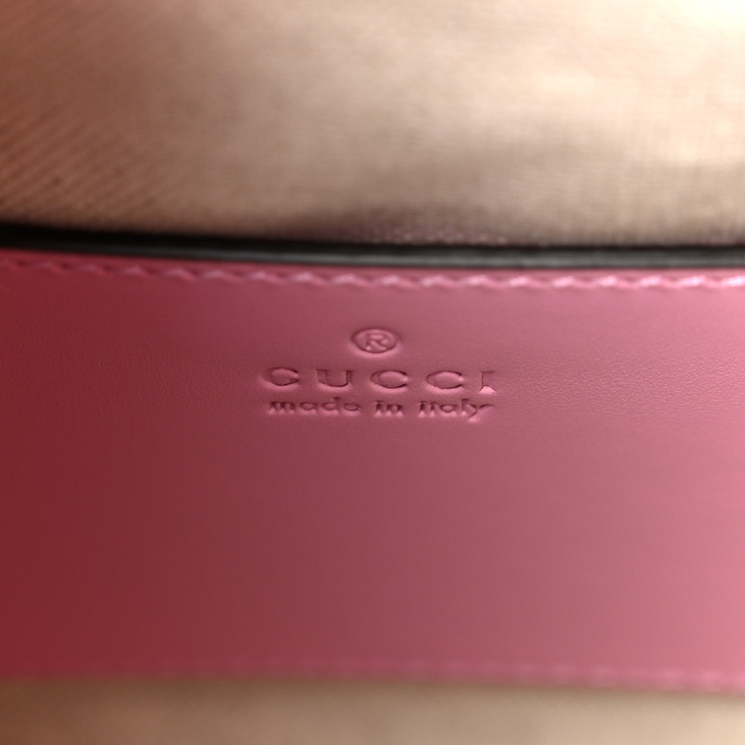 Gucci Calfskin Bamboo Backpack Glossy Pink 6 of 11