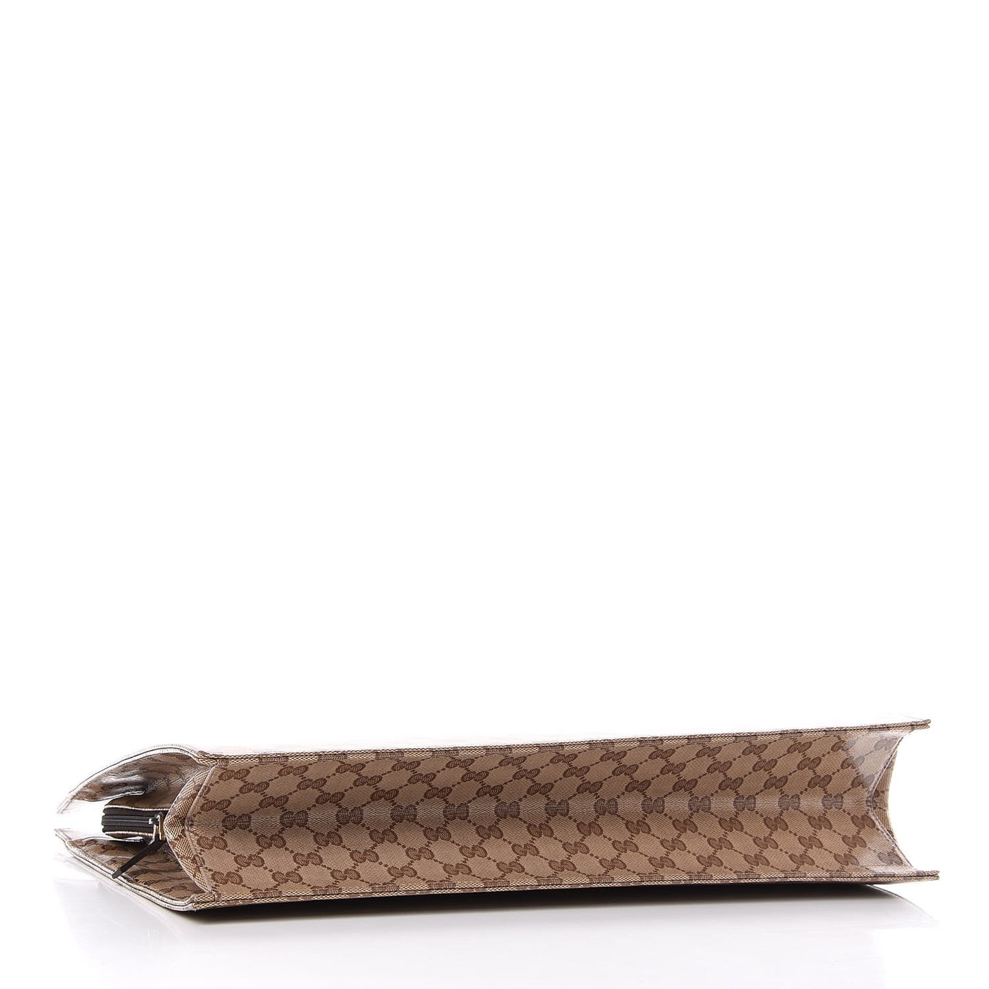 Crystal Monogram Large Tote Brown