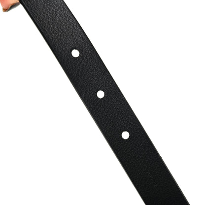Louis Vuitton Calfskin Embossed 20MM LV Initiales Belt 80 32 Black 5 of 5