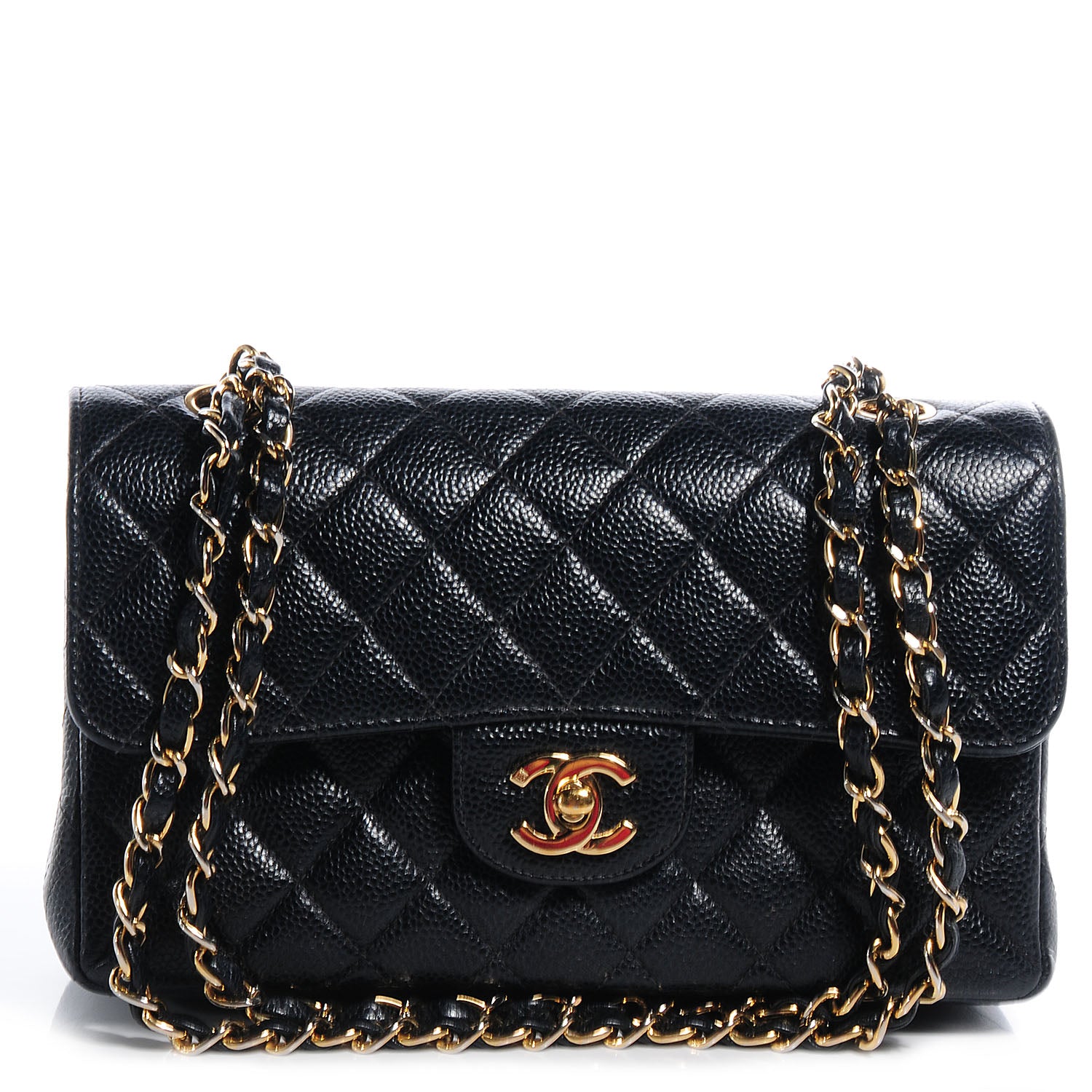 Chanel Caviar Quilted Small Double Flap Black 1 of 8