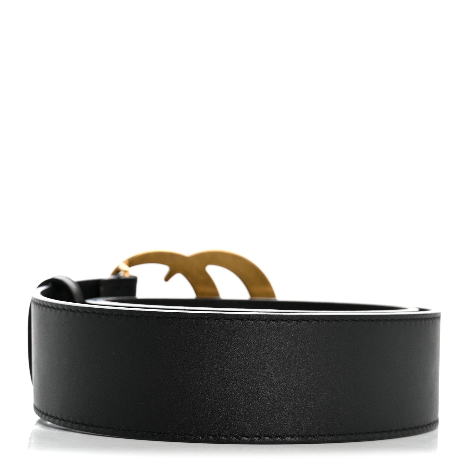 Gucci Calfskin Double G 40mm Belt 80 32 Black 2 of 6