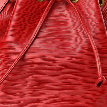 Louis Vuitton Epi Petit Noe Castillan Red 7 of 18