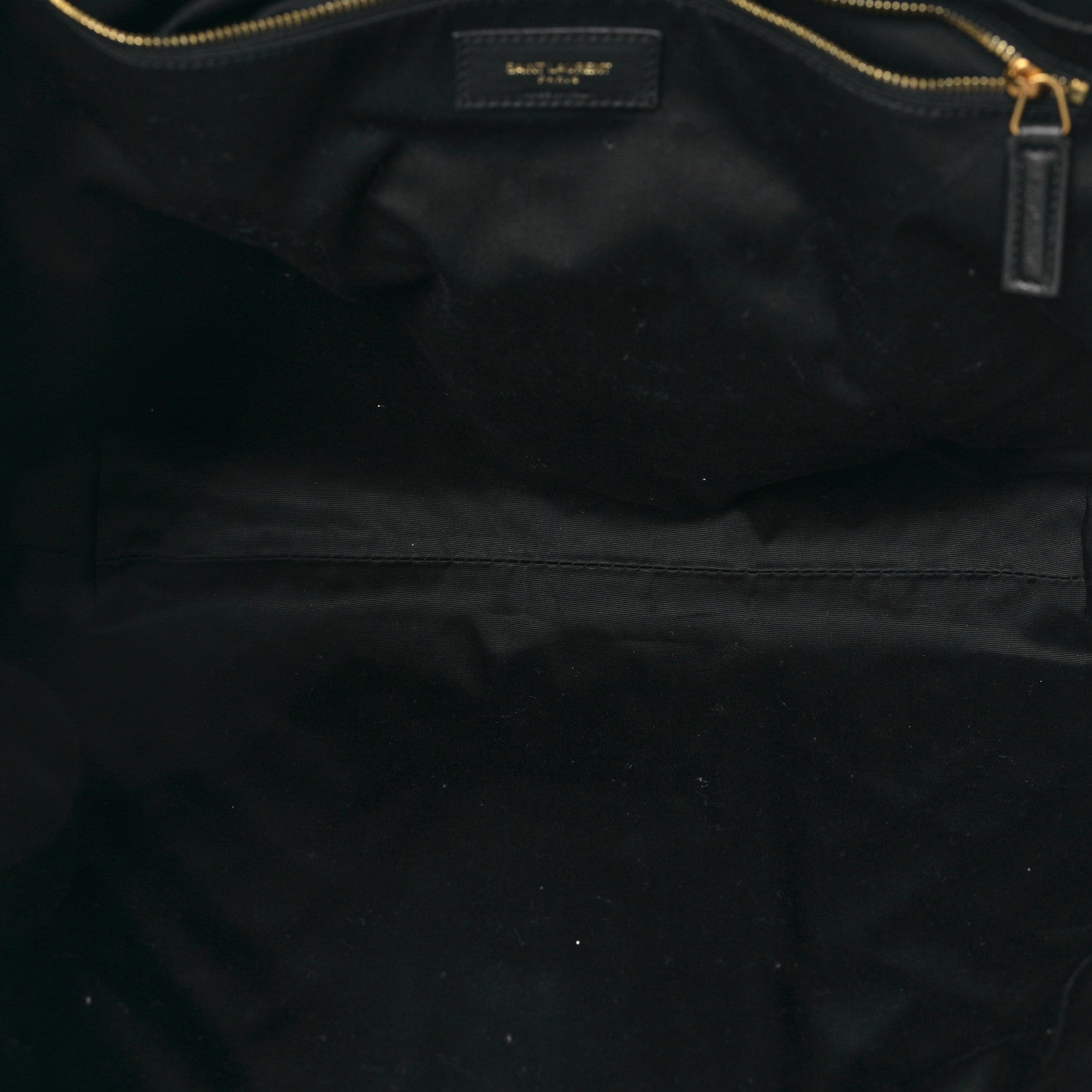 Saint Laurent Lambskin Quilted Maxi Icare Shopping Tote Black 6 of 9