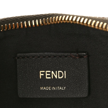 Fendi Wool Vitello Grace Small Houndstooth Small Fendigraphy Hobo Bag Beige Ebano 6 of 8