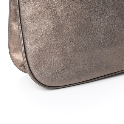 Christian Dior Metallic Calfskin Medium Gaucho Double Saddle Bronze 10 of 11