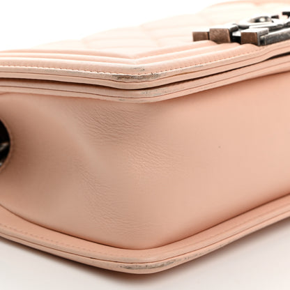 Chanel Lambskin Quilted Boy Flap Light Pink 9 of 18