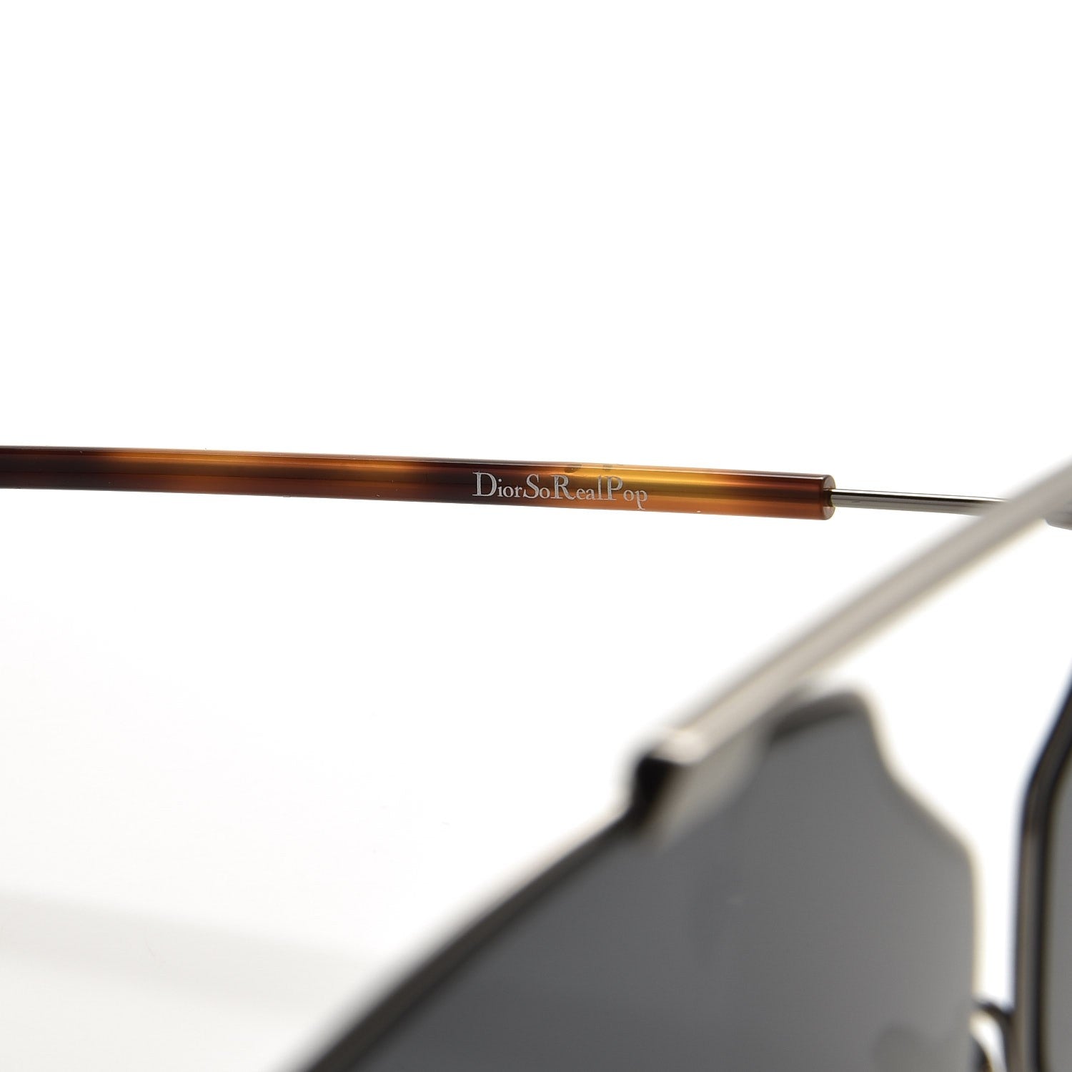 Christian Dior So Real Pop Sunglasses Dark Ruthenium Grey Havana 7 of 9