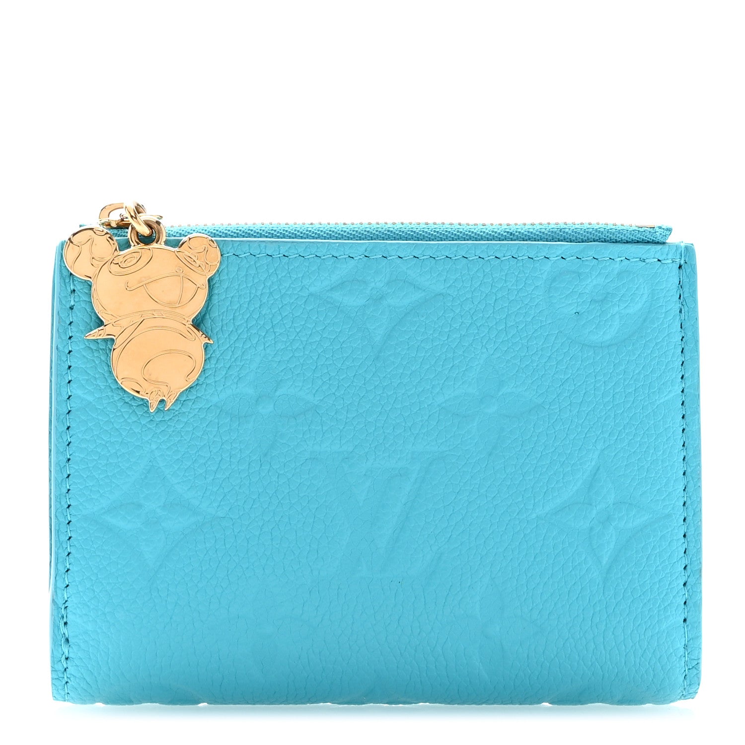 Louis Vuitton X TM Empreinte Monogram Lisa Wallet Kabira Blue 1 of 10