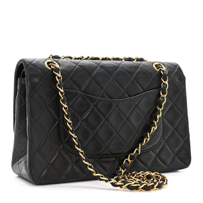 Chanel Lambskin Quilted Medium Double Flap Black 3 of 10