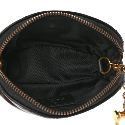 Gucci Calfskin Matelasse GG Marmont Key Pouch Black 5 of 12