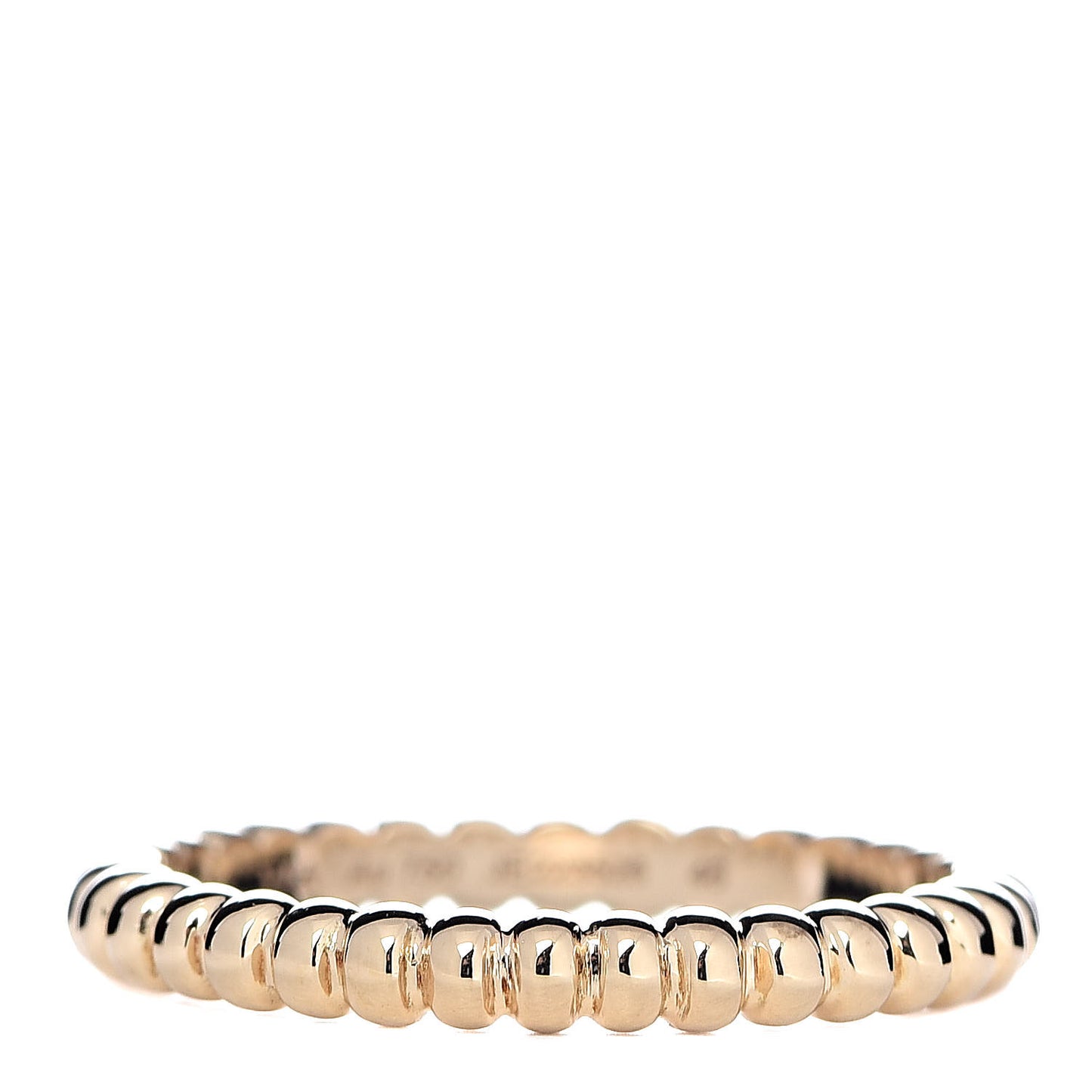 18K Yellow Gold Small Perlee Ring 46 3.75