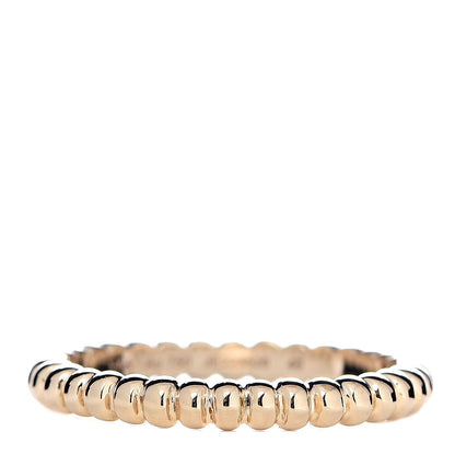 Van Cleef & Arpels 18K Yellow Gold Small Perlee Ring 46 3.75 1 of 5