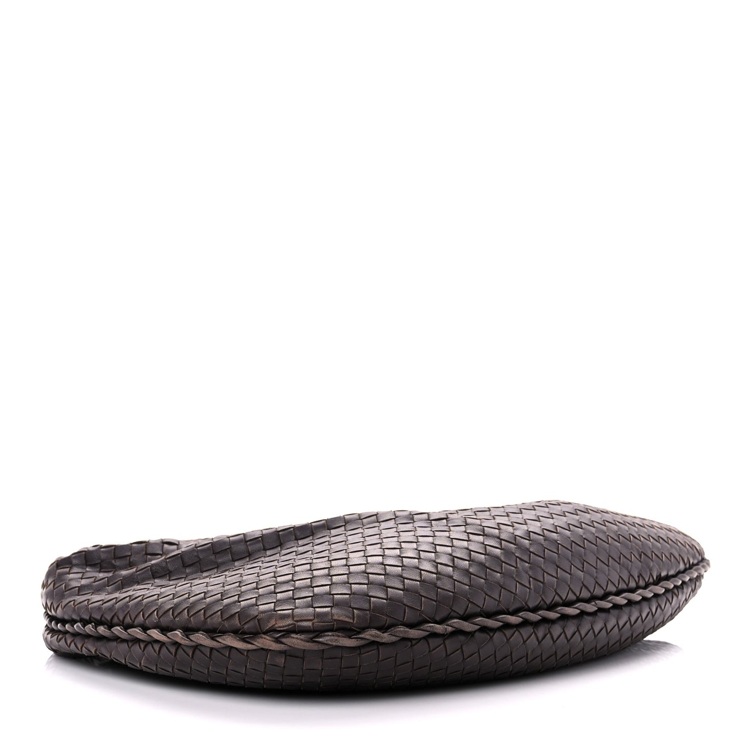 Nappa Intrecciato Large Veneta Hobo Ebano