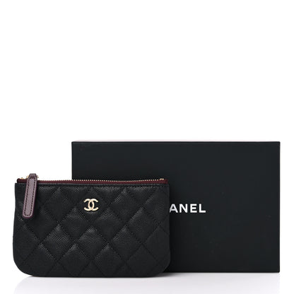 Chanel Caviar Quilted Small Cosmetic Case Black 10 of 10