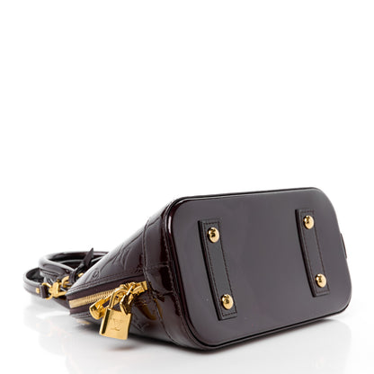 Louis Vuitton Vernis Alma BB Amarante 4 of 12