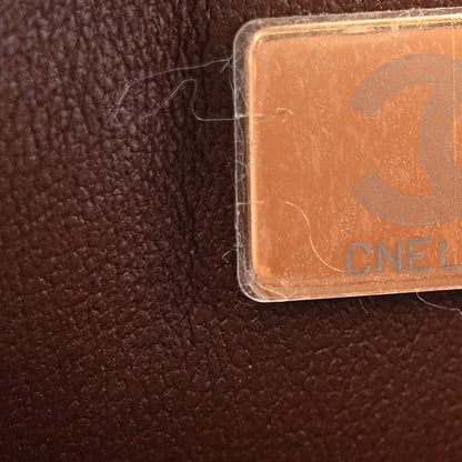 Chanel Lambskin Quilted Small Double Flap Dark Brown 7 of 10