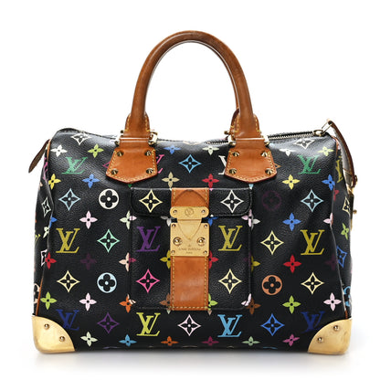 Louis Vuitton Monogram Multicolor Speedy 30 Black 1 of 11