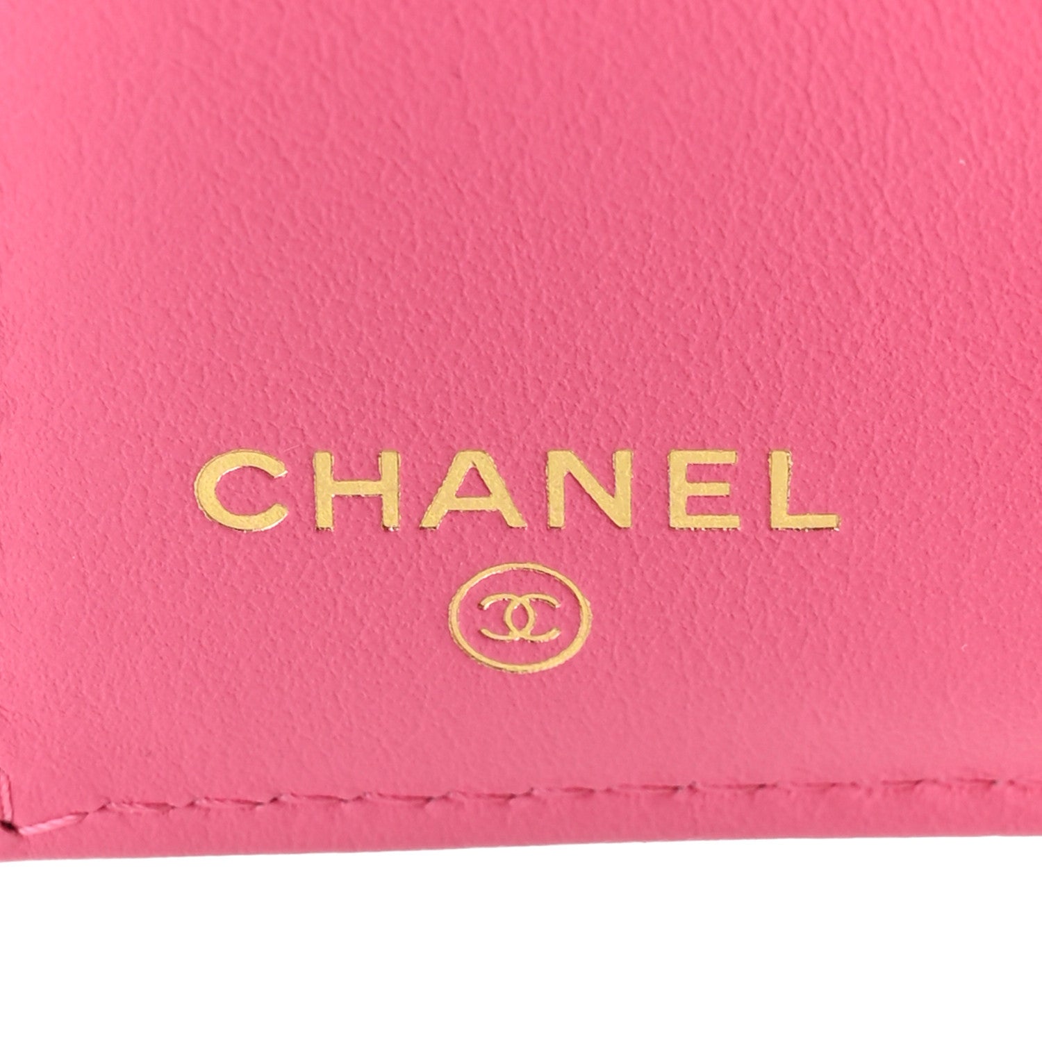 Chanel Caviar Quilted Tri-Fold Flap Wallet Pink 7 of 8