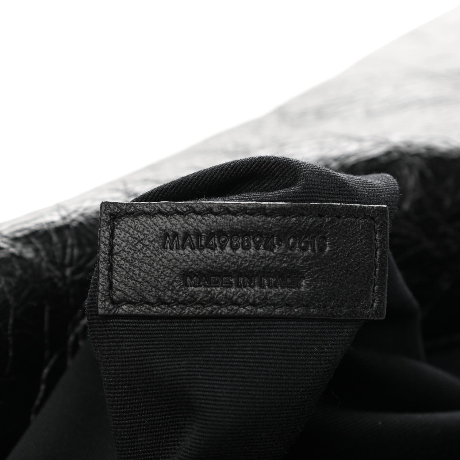 Saint Laurent Crinkled Calfskin Matelasse Monogram Medium Niki Chain Satchel Black 7 of 11