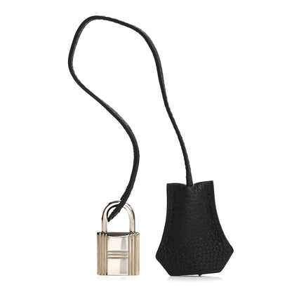 Hermes Togo Lock and Key Clochette Set Black 1 of 4