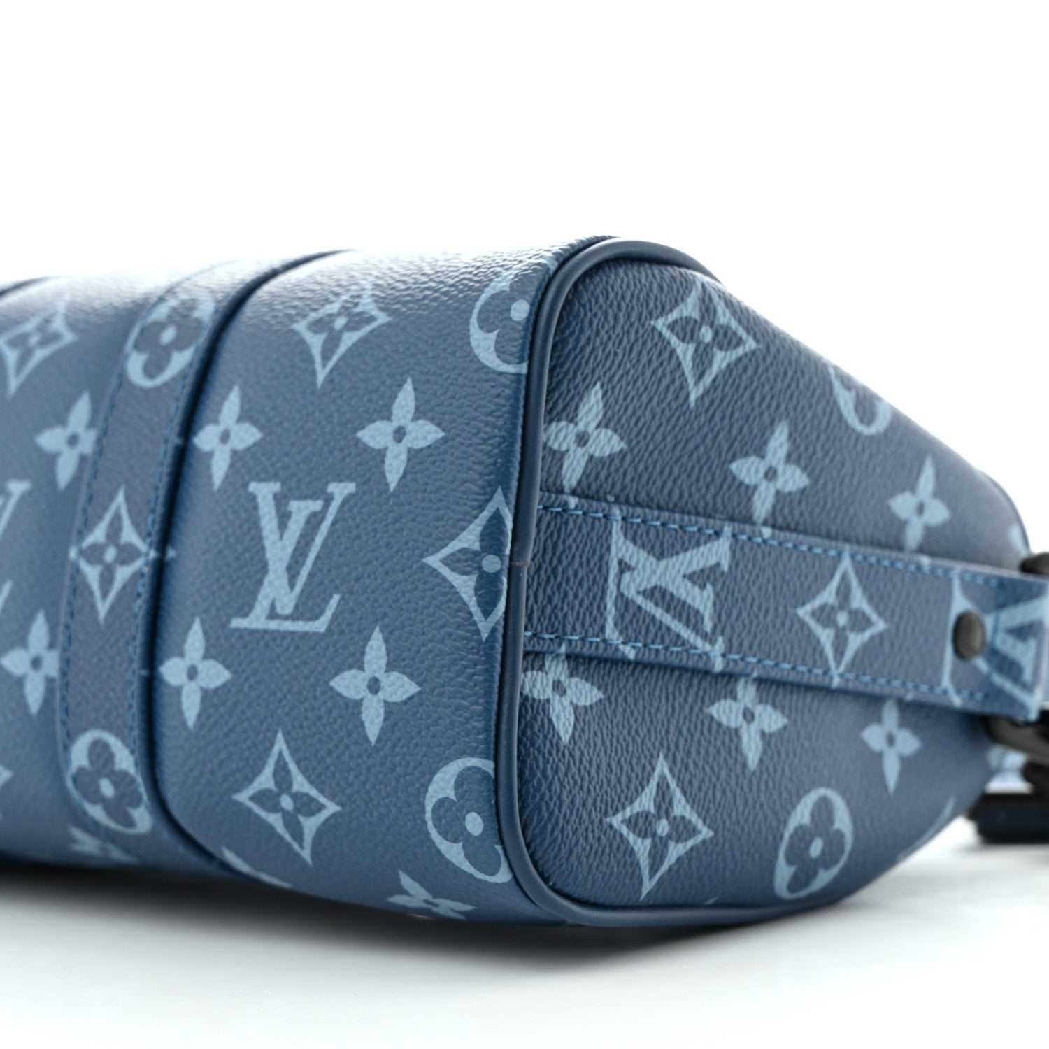 Louis Vuitton Monogram Keepall Bandouliere 25 Atlantic Blue 9 of 12
