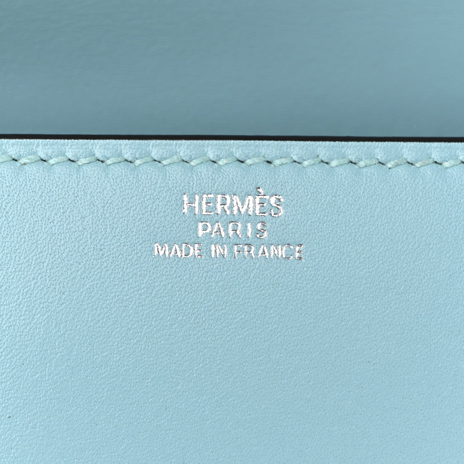Hermes Tadelakt Medor 23 Clutch Bleu Atoll 6 of 10