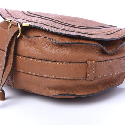 Chloe Calfskin Medium Marcie Round Crossbody Bag Tan 7 of 9