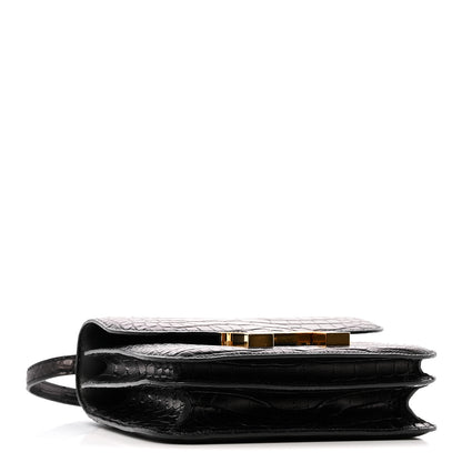 Hermes Matte Alligator Constance 18 Black 4 of 15