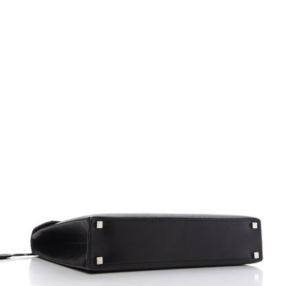 Gucci Calfskin Flap Briefcase Black 4 of 10