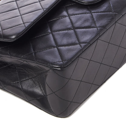 Chanel Lambskin Quilted Medium Double Flap Black 6 of 9