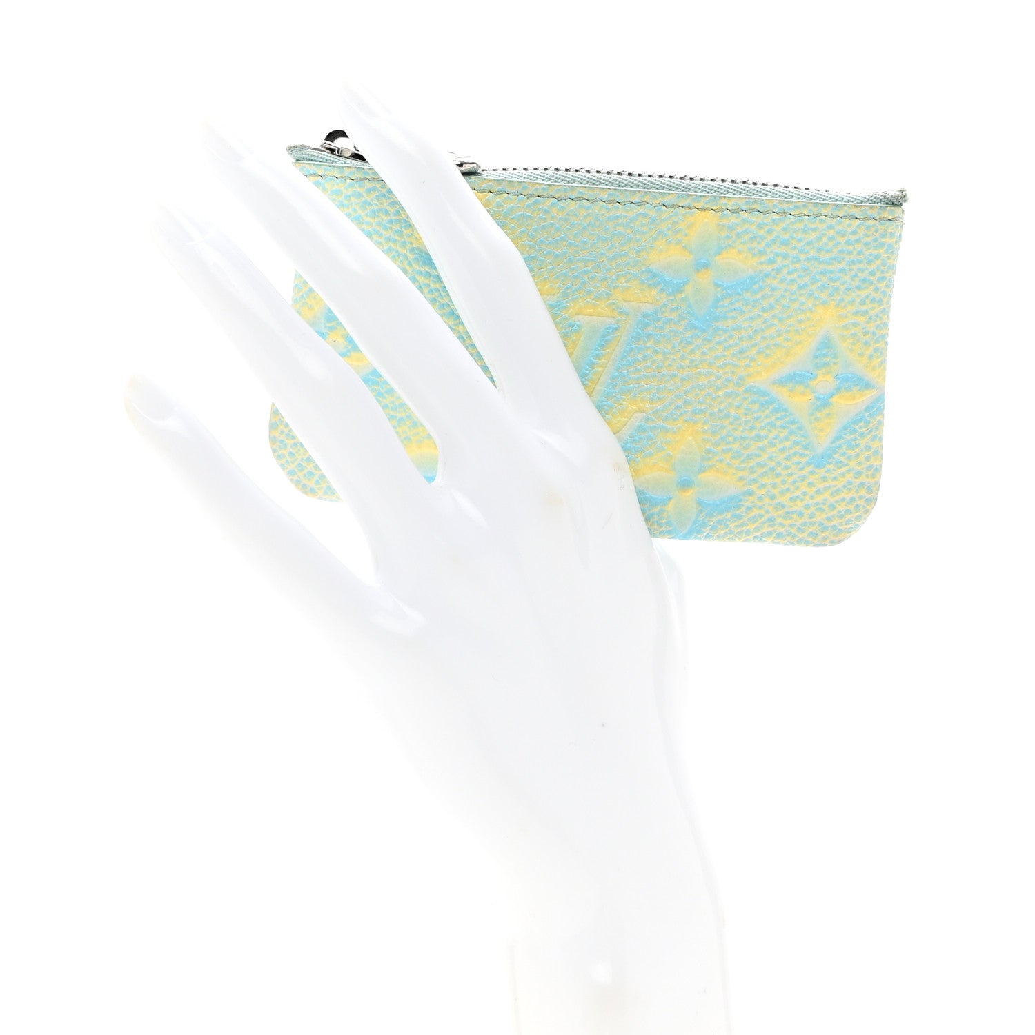 Louis Vuitton Empreinte Monogram Summer Stardust Key Pouch Water Green 2 of 8